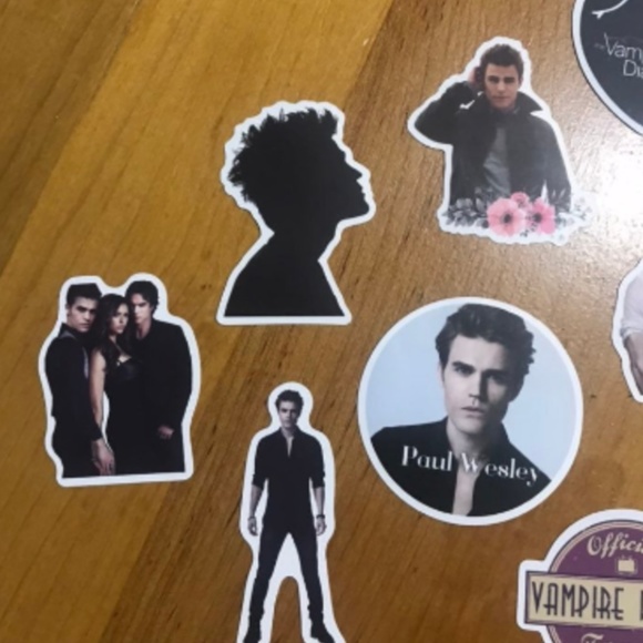 The Vampire Diaries Sticker Set Stefan - Picture 2 of 3